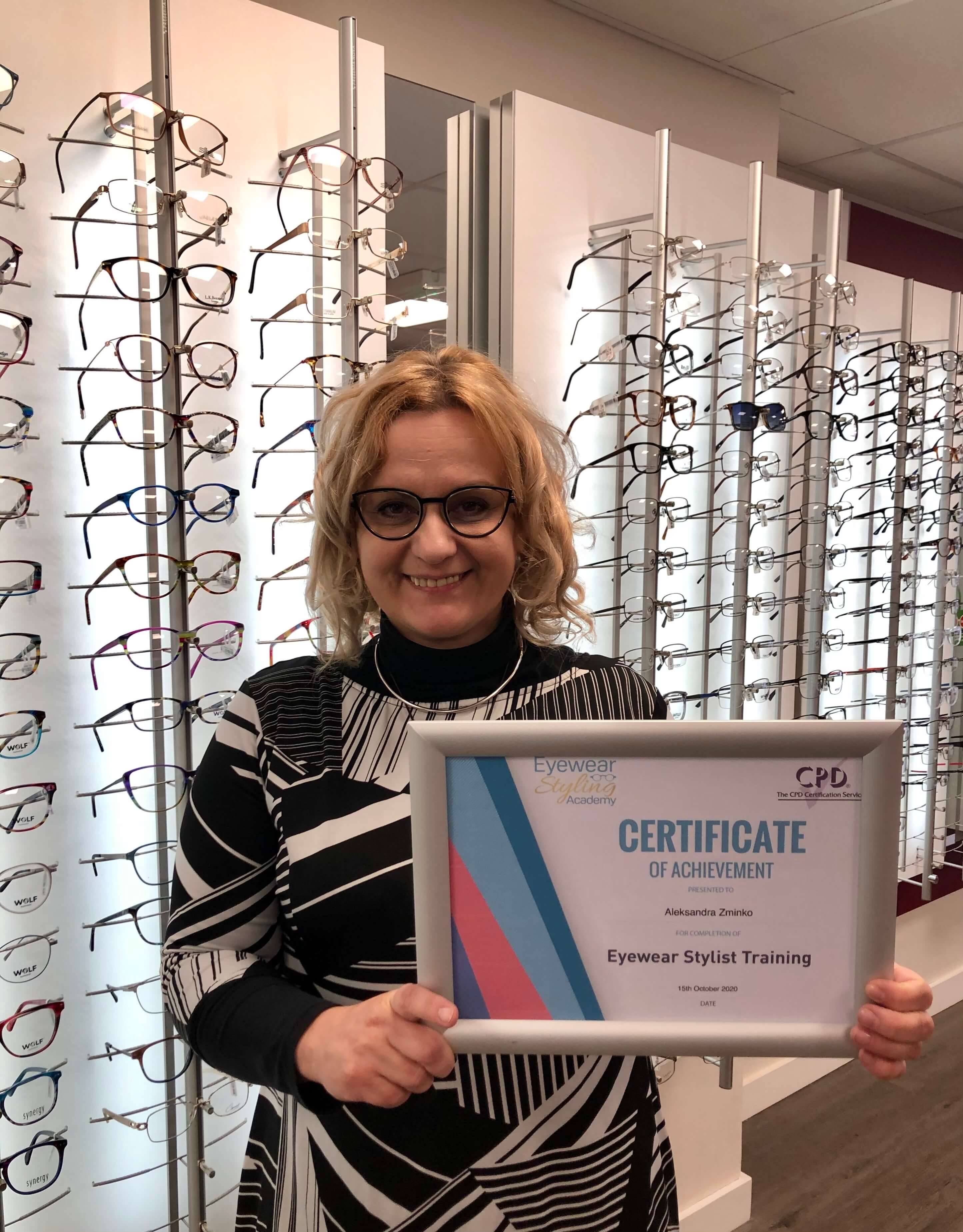 eyewear styling process